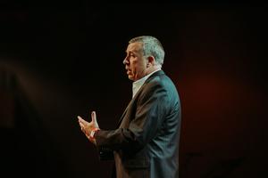 Curtis Martin speaks at 'SLS18' in Chicago this week. Curtis Martin speaks at 'SLS18' in Chicago this week.