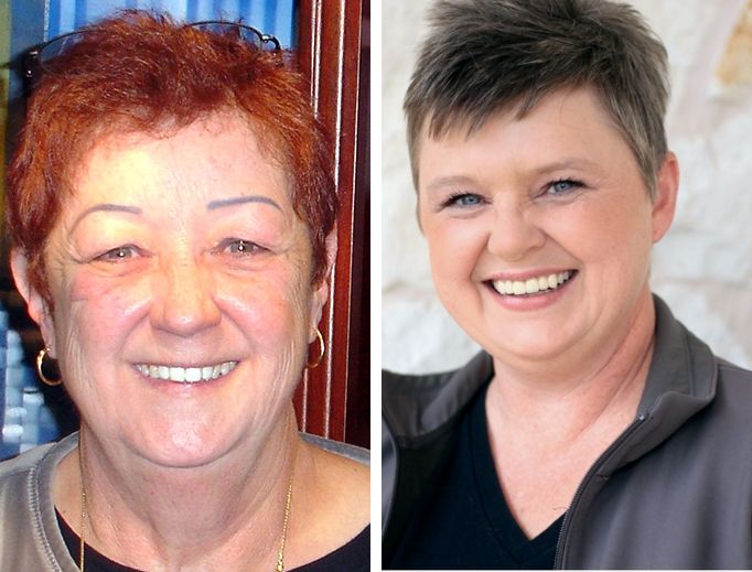 L TO R: Norma McCorvey and Pamela Whitehead L TO R: Norma McCorvey and Pamela Whitehead