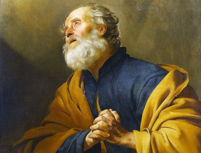 Gerard van Honthorst (1592–1656), “Saint Peter Penitent” Gerard van Honthorst (1592–1656), “Saint Peter Penitent”