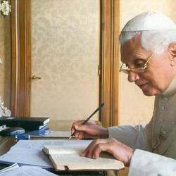 What did former Pope Benedict say when he took an Italian atheist to the woodshed? What did former Pope Benedict say when he took an Italian atheist to the woodshed?