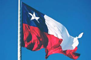 The flag of Chile. The flag of Chile.