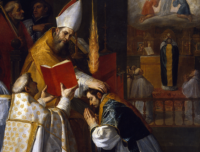Vicente Carducho (1585-1638), “Ordenación y Primera Misa de San Juan de Mata” Vicente Carducho (1585-1638), “Ordenación y Primera Misa de San Juan de Mata”