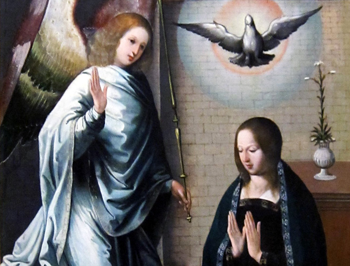 Juan de Flandes, “The Annunciation,” c. 1500 Juan de Flandes, “The Annunciation,” c. 1500