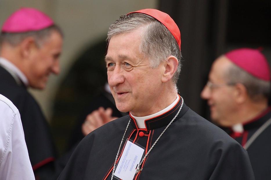 Cardinal Blase Cupich of Chicago, leaving the Synod on Youth, Oct. 16, 2018. Cardinal Blase Cupich of Chicago, leaving the Synod on Youth, Oct. 16, 2018.