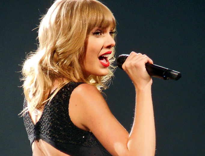 Taylor Swift performs in St. Louis during the Red Tour on April 12, 2013.
