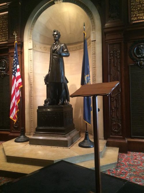 The famous Gettysburg Lectern The famous Gettysburg Lectern