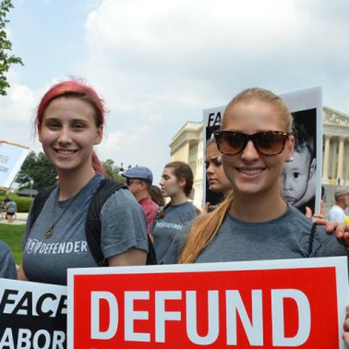 Participants in the student-organized Women Betrayed rally against Planned Parenthood at the U.S. Capitol on July 28. Participants in the student-organized Women Betrayed rally against Planned Parenthood at the U.S. Capitol on July 28.