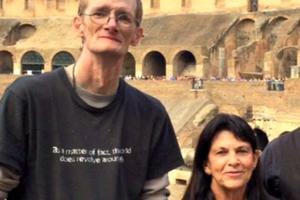 Derrick Yearout (left) inside the Colosseum on a recent pilgrimage to Rome. Derrick Yearout (left) inside the Colosseum on a recent pilgrimage to Rome.