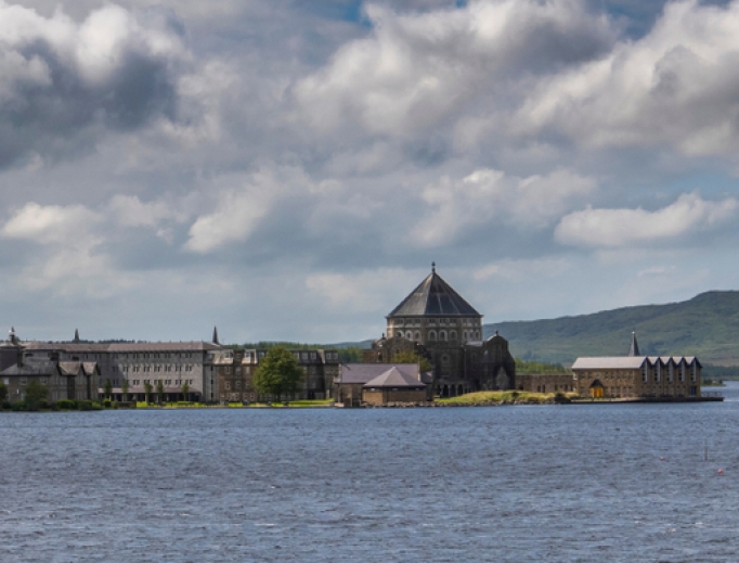 The Lough Derg Monastery and St. Patrick's Basilica in Donegal, Ireland, are important places of pilgrimage to the Irish. The annual summer pilgrimage was canceled this year due to the COVID-19 pandemic. The Lough Derg Monastery and St. Patrick's Basilica in Donegal, Ireland, are important places of pilgrimage to the Irish. The annual summer pilgrimage was canceled this year due to the COVID-19 pandemic.