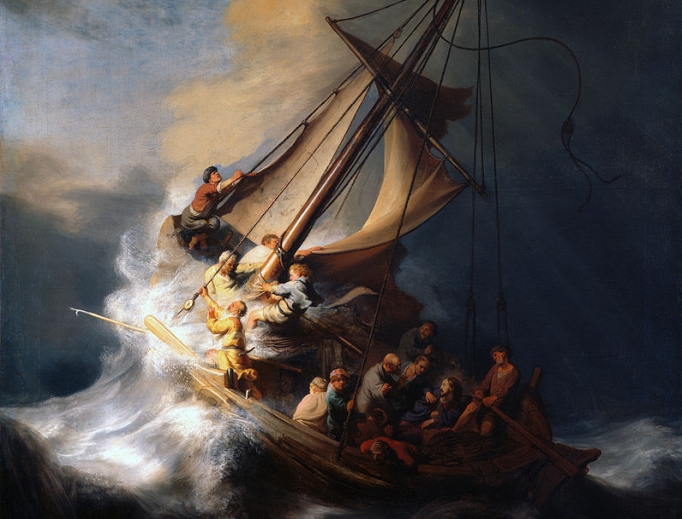 Rembrandt, “Christ in the Storm on the Lake of Galilee” Rembrandt, “Christ in the Storm on the Lake of Galilee”