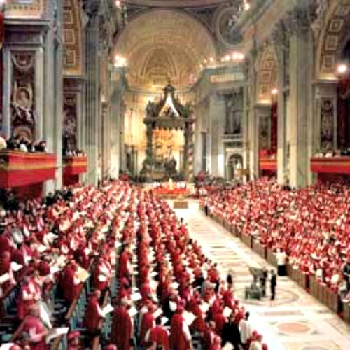 Second Vatican Council in session Second Vatican Council in session