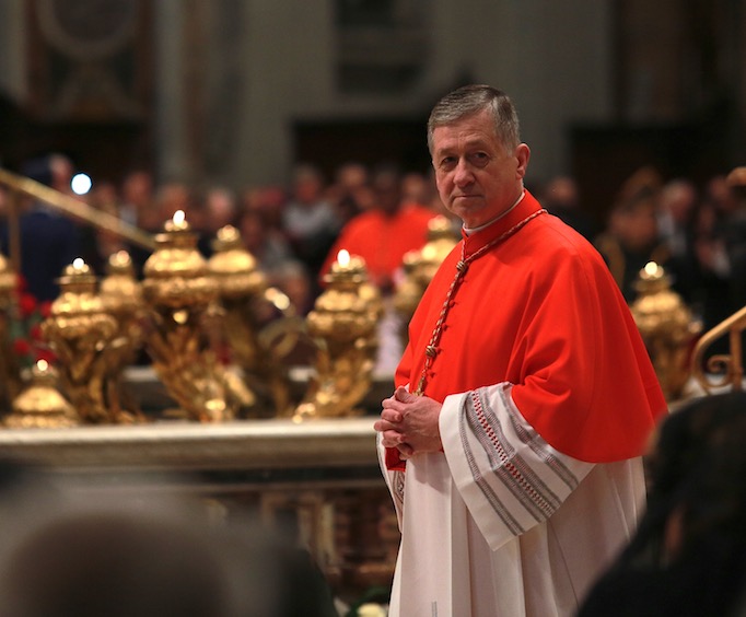 Newly elevated Cardinal Blase Cupich of Chicago at this morning's consistory of new cardinals, Nov. 19, 2016. Newly elevated Cardinal Blase Cupich of Chicago at this morning's consistory of new cardinals, Nov. 19, 2016.