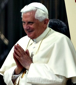 Pope Benedict speaks April 19, 2008, to a Young Catholics event at St. Joseph's Seminary in Yonkers, N.Y. Pope Benedict speaks April 19, 2008, to a Young Catholics event at St. Joseph's Seminary in Yonkers, N.Y.