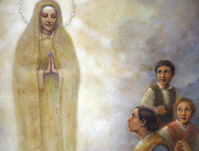Art reflects the Marian visions 100 years later. Art reflects the Marian visions 100 years later.