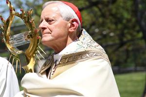 Cardinal Donald Wuerl leads a procession with a relic of St. John Paul II from the Basilica of the National Shrine of the Immaculate Conception to the St. John Paul II National Shrine in Washington on May 11, 2014. Cardinal Donald Wuerl leads a procession with a relic of St. John Paul II from the Basilica of the National Shrine of the Immaculate Conception to the St. John Paul II National Shrine in Washington on May 11, 2014.