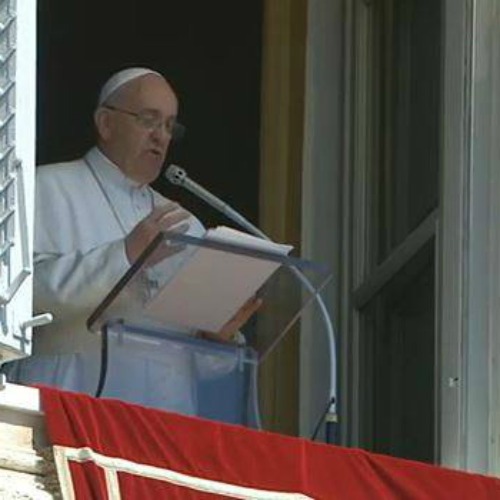 Pope Francis prays the Regina Coeli on April 21. Pope Francis prays the Regina Coeli on April 21.