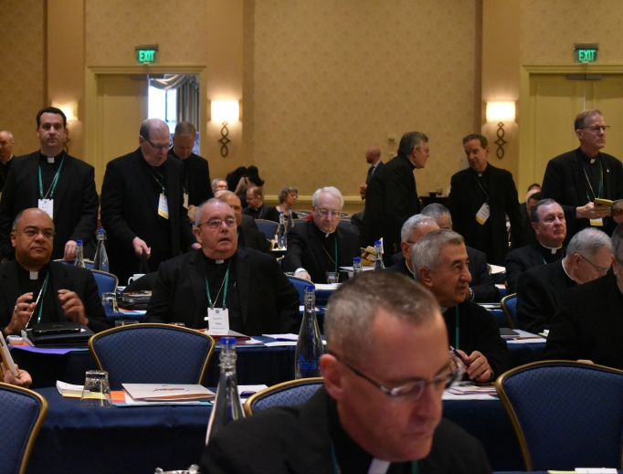U.S. bishops meet in Baltimore earlier this month. U.S. bishops meet in Baltimore earlier this month.
