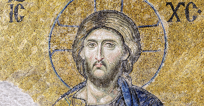 The Christ Pantocrator of the Deesis mosaic (13th-century) in Hagia Sophia (Istanbul, Turkey) The Christ Pantocrator of the Deesis mosaic (13th-century) in Hagia Sophia (Istanbul, Turkey)