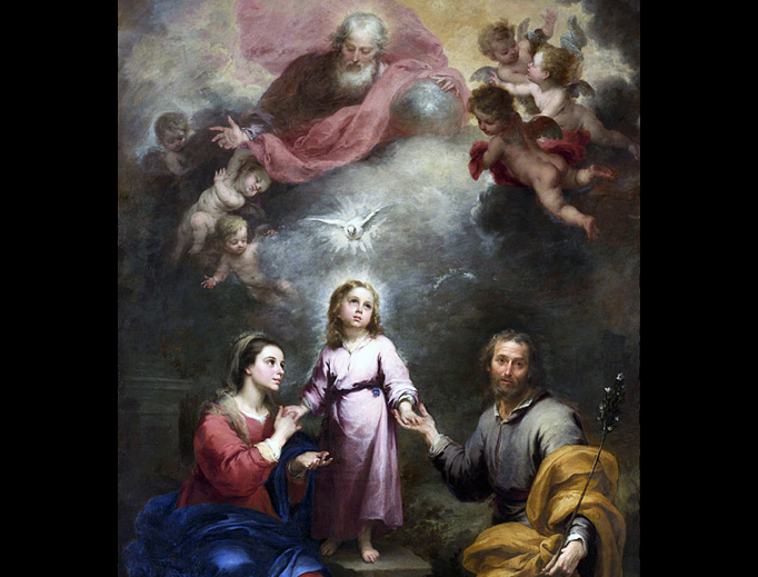 Bartolomé Esteban Murillo The Holy Family, between 1675 and 1682 Bartolomé Esteban Murillo The Holy Family, between 1675 and 1682