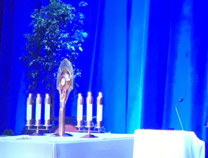 Screenshot of USCCB time of adoration Screenshot of USCCB time of adoration