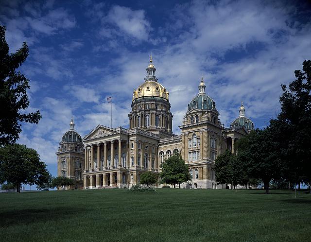 The Iowa Capitol is located in Des Moines. The Iowa Capitol is located in Des Moines.