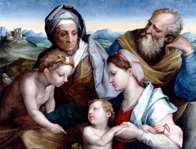 Giorgio Vasari (1511–1574) and Andrea del Sarto (1486–1530), “The Holy Family”, 16th century Giorgio Vasari (1511–1574) and Andrea del Sarto (1486–1530), “The Holy Family”, 16th century