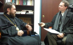 Russian Orthodox Metropolitan Hilarion of Volokolamsk during an interview at St. Vladimir's Orthodox Theological Seminary in Yonkers, N.Y. Russian Orthodox Metropolitan Hilarion of Volokolamsk during an interview at St. Vladimir's Orthodox Theological Seminary in Yonkers, N.Y.