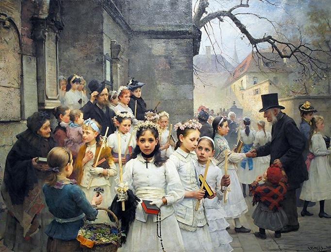 Carl Frithjof Smith, “After First Communion”, 1892 Carl Frithjof Smith, “After First Communion”, 1892