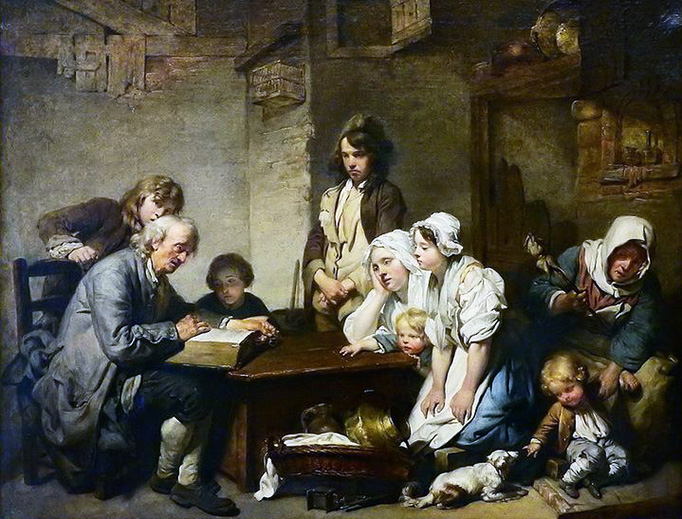 Jean-Baptiste Greuze, “Reading the Bible”, 1755 Jean-Baptiste Greuze, “Reading the Bible”, 1755
