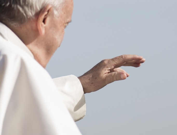 Pope Francis greets the faithful Nov. 14. Pope Francis greets the faithful Nov. 14.