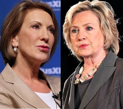 Carly Fiorina and Hillary Clinton Carly Fiorina and Hillary Clinton