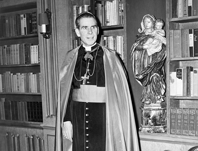 Archbishop Fulton J. Sheen in 1952 Archbishop Fulton J. Sheen in 1952