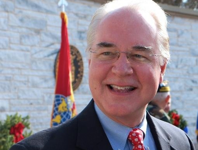 Rep. Tom Price, nominee for secretary of the Department of Health and Human Services Rep. Tom Price, nominee for secretary of the Department of Health and Human Services