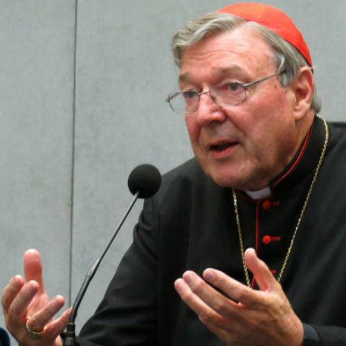Cardinal George Pell at the Vatican Press Office, Oct. 19, 2012. Cardinal George Pell at the Vatican Press Office, Oct. 19, 2012.