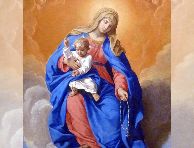 Simone Cantarini (1612-1648), “Madonna of the Rosary” Simone Cantarini (1612-1648), “Madonna of the Rosary”