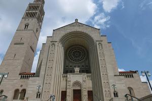 The Basilica of the National Shrine of the Immaculate Conception in Washington, DC. The Basilica of the National Shrine of the Immaculate Conception in Washington, DC.