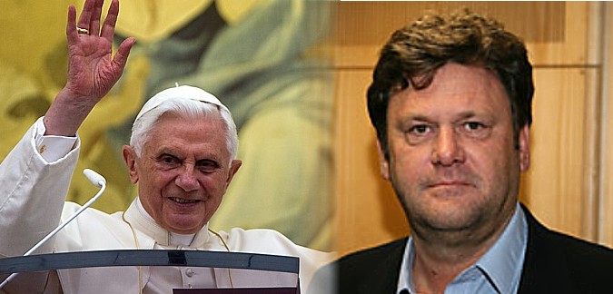Benedict XVI and the German author Peter Seewald Benedict XVI and the German author Peter Seewald
