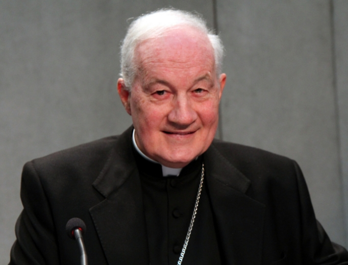 Cardinal Marc Ouellet, prefect of the Congregation for Bishops, attends the annual new bishops' conference, 'Witnesses of the Risen Lord,' at the Holy See Press Office Feb. 1, 2016.
Cardinal Marc Ouellet, prefect of the Congregation for Bishops, attends the annual new bishops' conference, 'Witnesses of the Risen Lord,' at the Holy See Press Office Feb. 1, 2016.