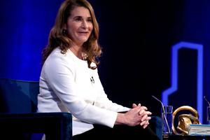 Melinda Gates, shown speaking during Oprah Winfrey's 'SuperSoul Conversations' at PlayStation Theater Feb. 5 in New York City, is an advocate of contraception.
Melinda Gates, shown speaking during Oprah Winfrey's 'SuperSoul Conversations' at PlayStation Theater Feb. 5 in New York City, is an advocate of contraception.