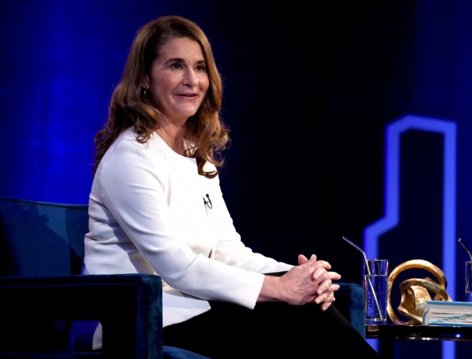 Melinda Gates, shown speaking during Oprah Winfrey's 'SuperSoul Conversations' at PlayStation Theater Feb. 5 in New York City, is an advocate of contraception.
Melinda Gates, shown speaking during Oprah Winfrey's 'SuperSoul Conversations' at PlayStation Theater Feb. 5 in New York City, is an advocate of contraception.