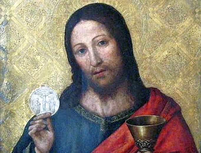 Paolo da San Leocadio, “Christ With the Host”, late 15th century Paolo da San Leocadio, “Christ With the Host”, late 15th century