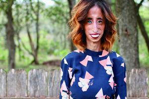 ‘Be truly and authentically yourself,’ says motivational speaker Lizzie Velasquez. ‘Be truly and authentically yourself,’ says motivational speaker Lizzie Velasquez.