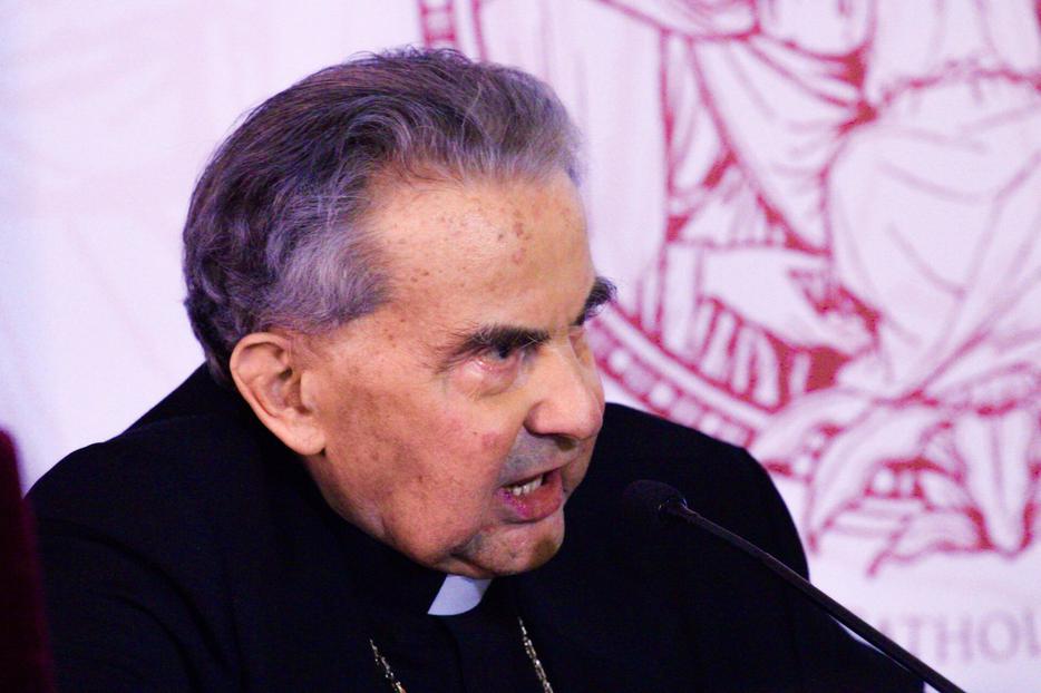 Cardinal Carlo Caffarra, archbishop emeritus of Bologna, speaking at the Rome Life Forum, May 19, 2017. Cardinal Carlo Caffarra, archbishop emeritus of Bologna, speaking at the Rome Life Forum, May 19, 2017.