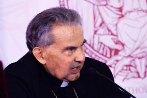 Cardinal Carlo Caffarra, archbishop emeritus of Bologna, speaking at the Rome Life Forum, May 19, 2017. Cardinal Carlo Caffarra, archbishop emeritus of Bologna, speaking at the Rome Life Forum, May 19, 2017.