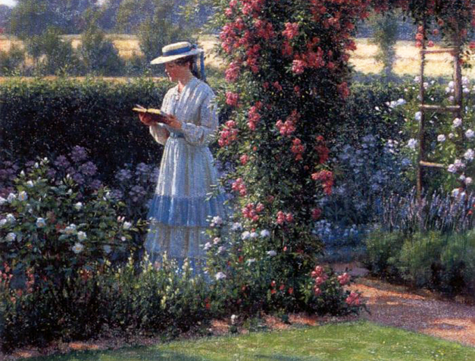 Edmund Leighton, “Sweet Solitude,” 1919 Edmund Leighton, “Sweet Solitude,” 1919