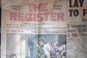 An old issue of the Register from 1958. Courtesy of Colby Kent An old issue of the Register from 1958. Courtesy of Colby Kent
