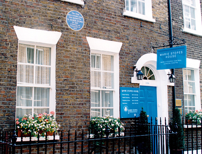 Marie Stopes House in Great Britain
Marie Stopes House in Great Britain