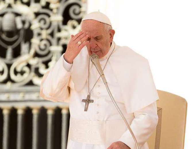 Pope Francis at the General Audience in St. Peter's Square, March 14, 2018.
Pope Francis at the General Audience in St. Peter's Square, March 14, 2018.