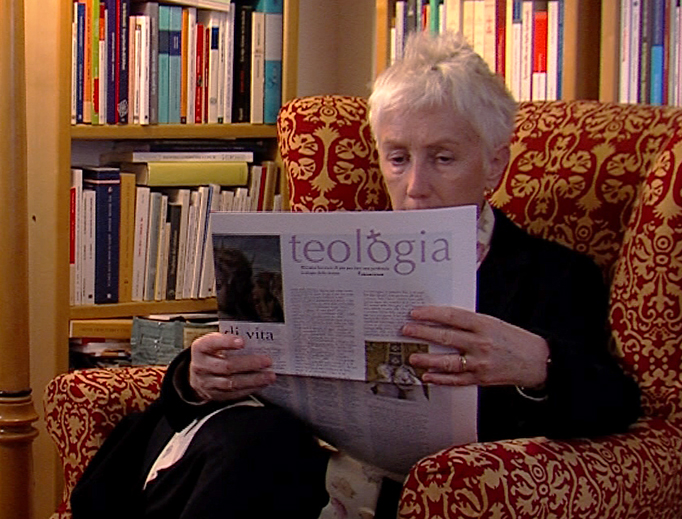 Lucetta Scaraffia reads the special insert on the Theology of Women in L’Osservatore Romano, April 7, 2014. Lucetta Scaraffia reads the special insert on the Theology of Women in L’Osservatore Romano, April 7, 2014.
