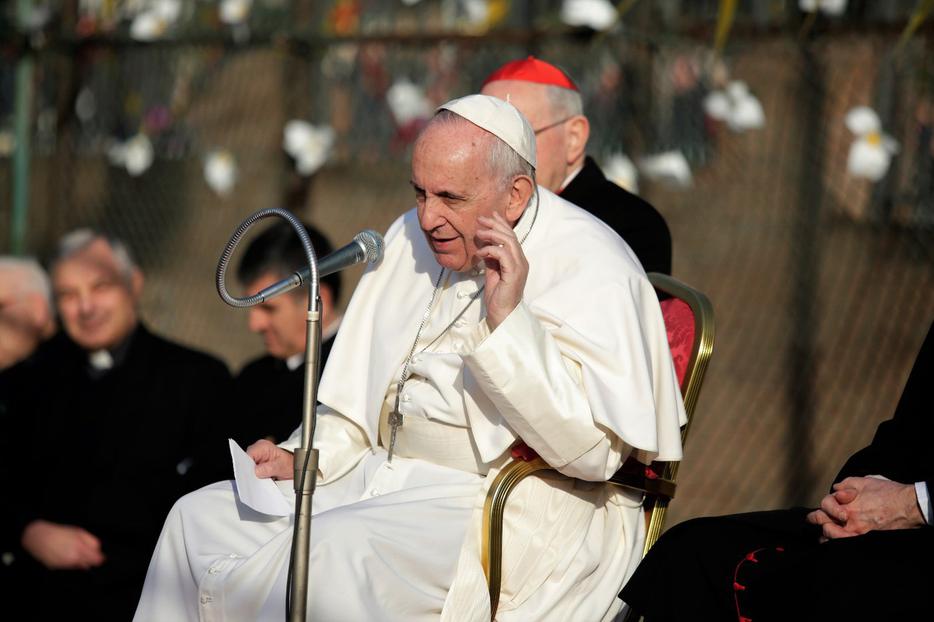 Pope Francis at the Rome parish of St. Magdalene of Canossa, March 12, 2017. Although widely praised after four years as Pope, his critics feel sidelined and not listened to. Pope Francis at the Rome parish of St. Magdalene of Canossa, March 12, 2017. Although widely praised after four years as Pope, his critics feel sidelined and not listened to.
